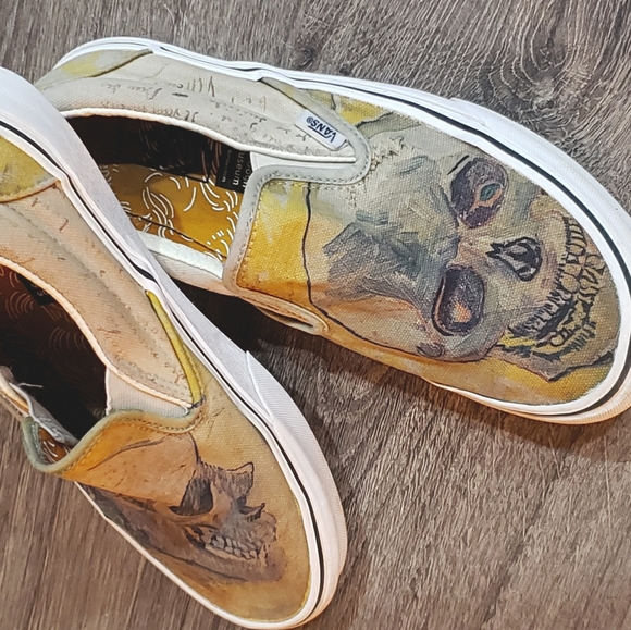 Vans Shoes - ~SOLD~VANS Limited Edition Van Gogh Skull Slip-on
